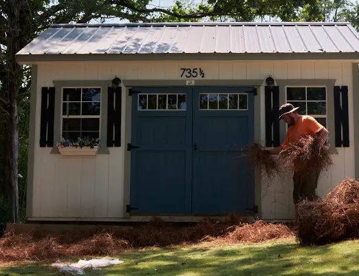 Pinestraw Installation